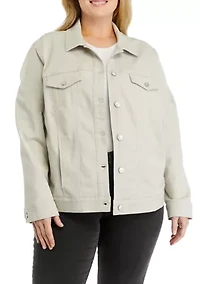Plus Denim Jacket