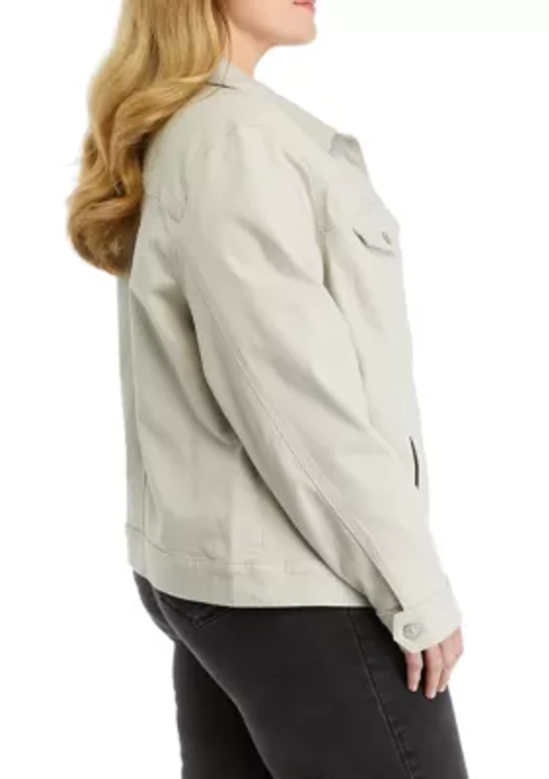 Plus Denim Jacket