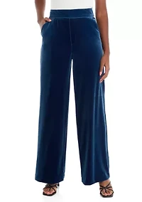 Plus Shape Effect Wide Leg Pants