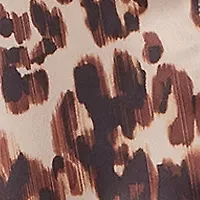 Petite Larisa Silk Effect Printed Top