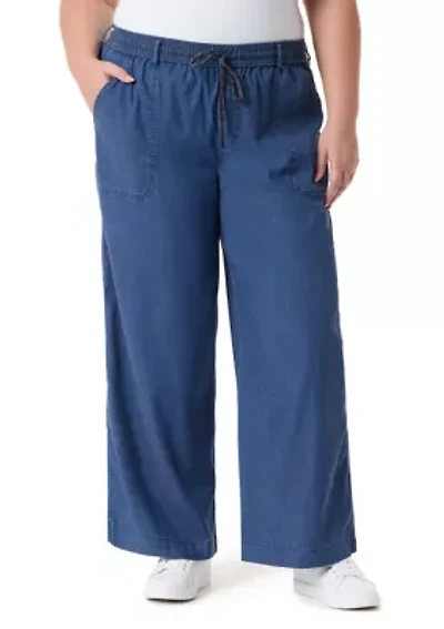 Plus Wide Leg Pants