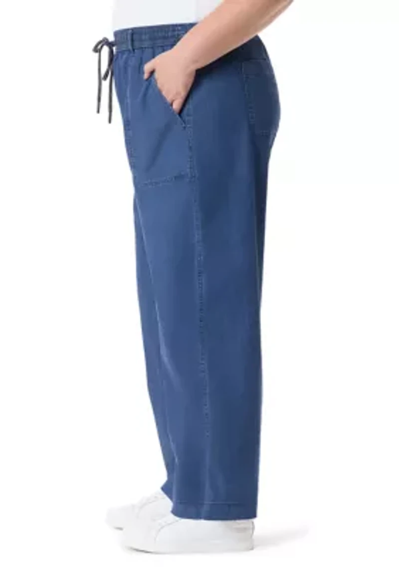 Plus Wide Leg Pants