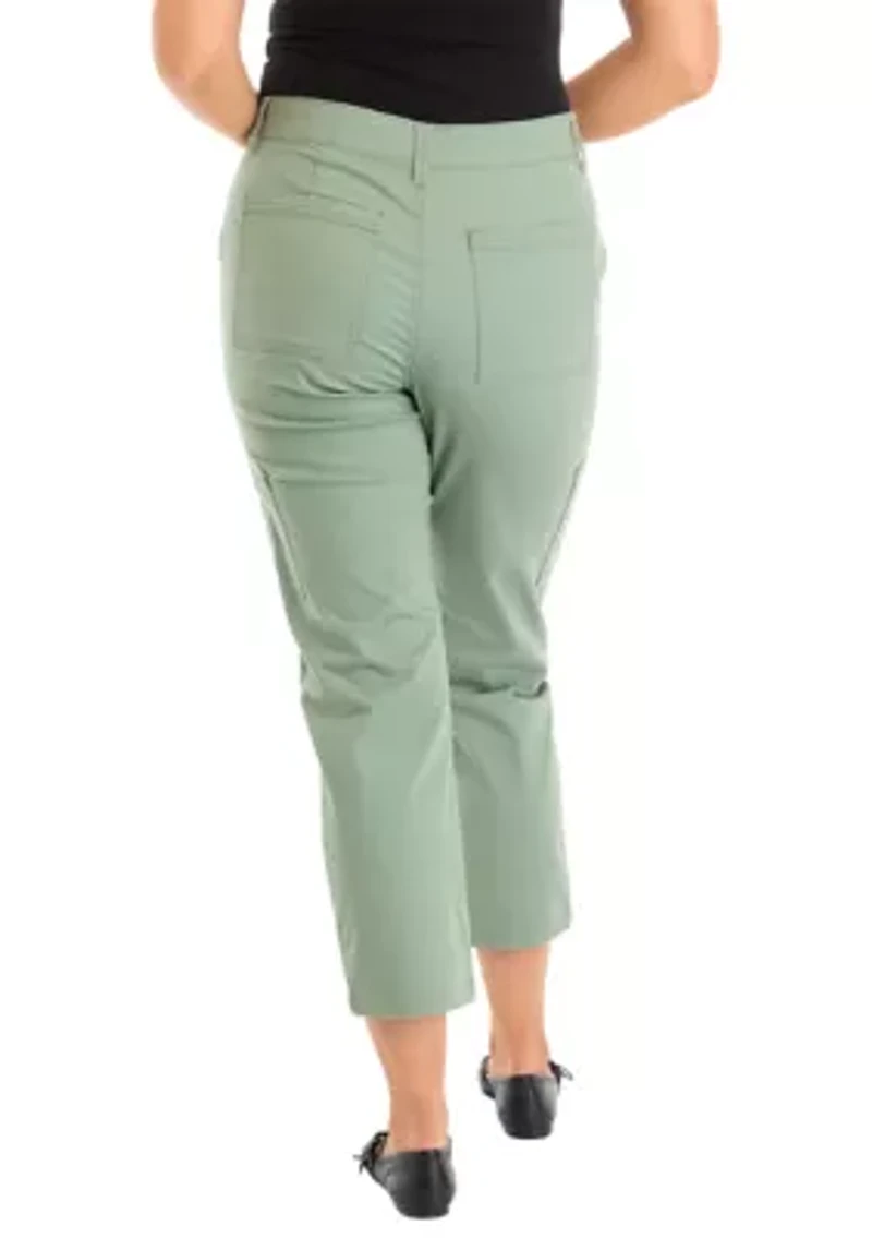 Women's Cargo Pants with Elastic Waistband