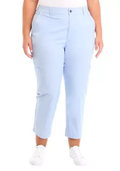 Plus Cargo Ankle Pants