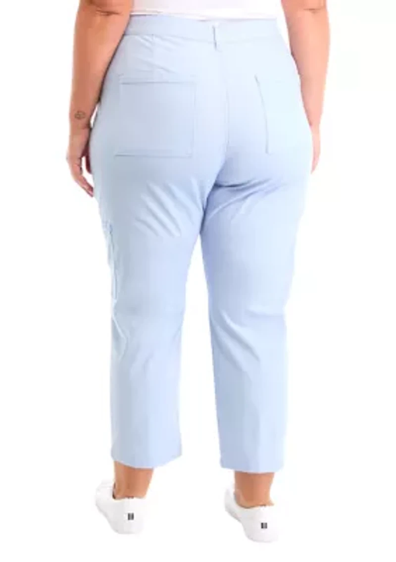 Plus Cargo Ankle Pants