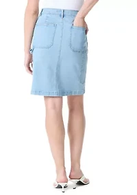 Women's High Rise Utility Skirt