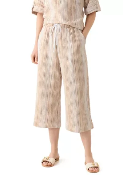 Women's Delia Crinkle Gauze Capri Pants