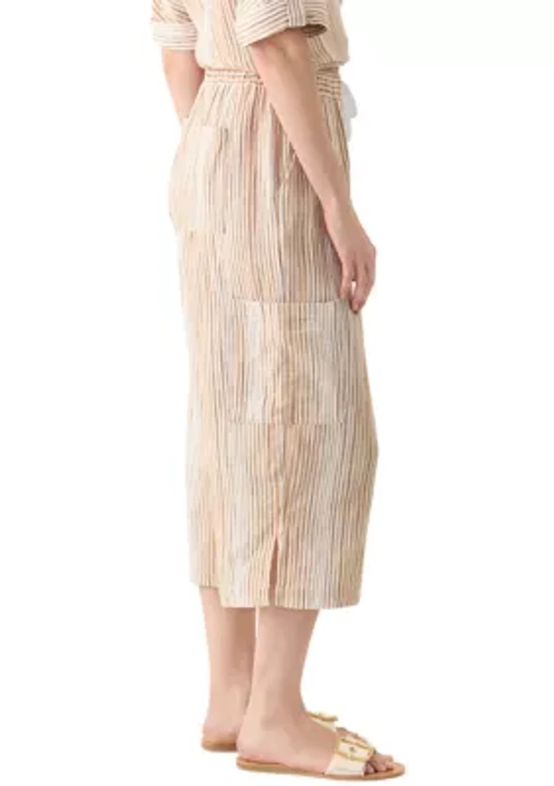 Women's Delia Crinkle Gauze Capri Pants