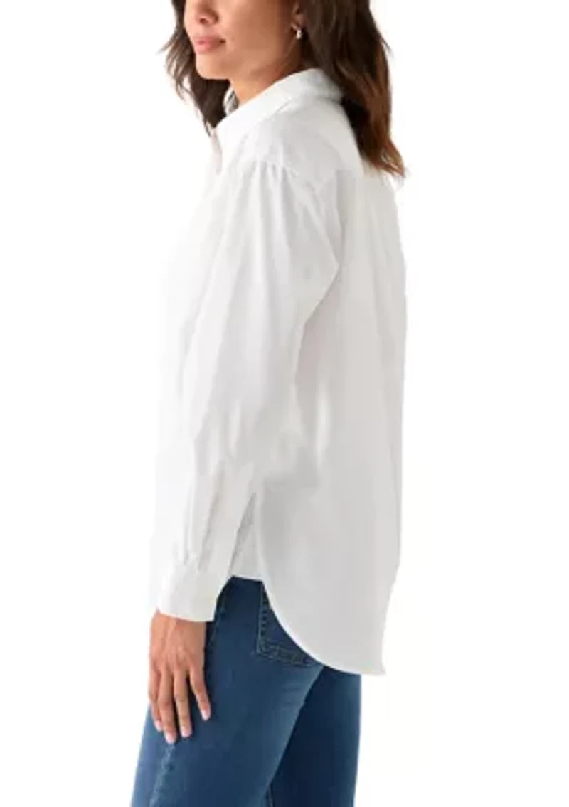 Petite  Amanda Popover Shirt
