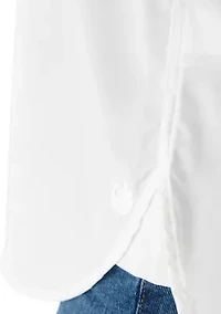 Petite  Amanda Popover Shirt