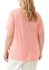 Plus Amanda Short Sleeve T-Shirt
