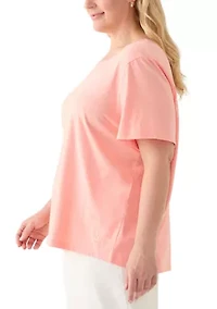 Plus Amanda Short Sleeve T-Shirt