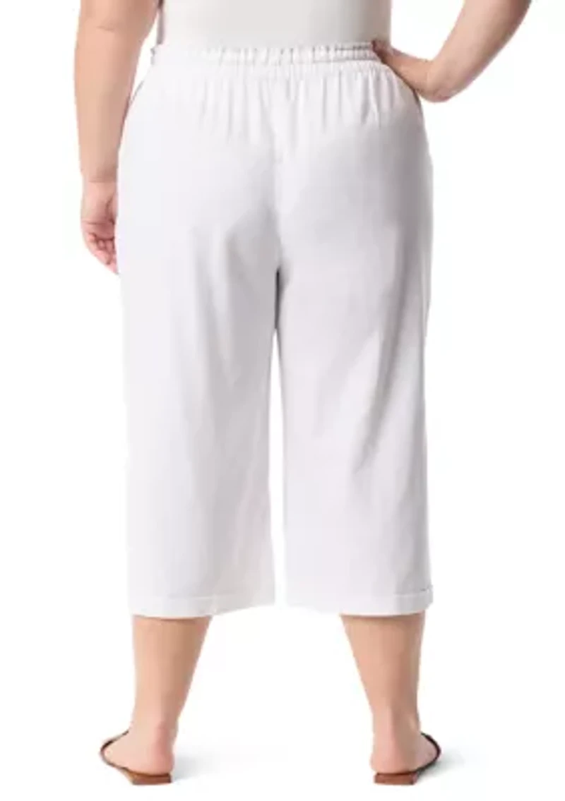 Plus Rainey Linen Pants