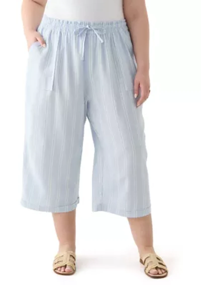 Plus Rainey Linen Pants