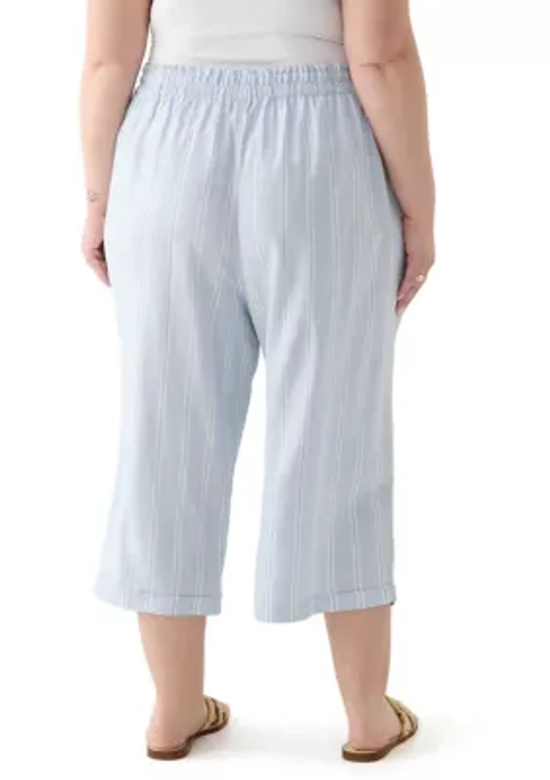 Plus Rainey Linen Pants