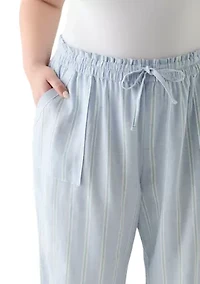 Plus Rainey Linen Pants