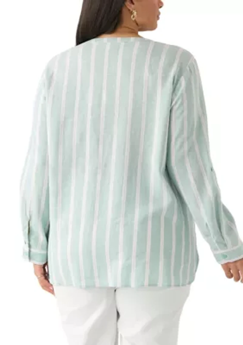 Plus Sabina Button Down Shirt