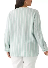 Plus Sabina Button Down Shirt