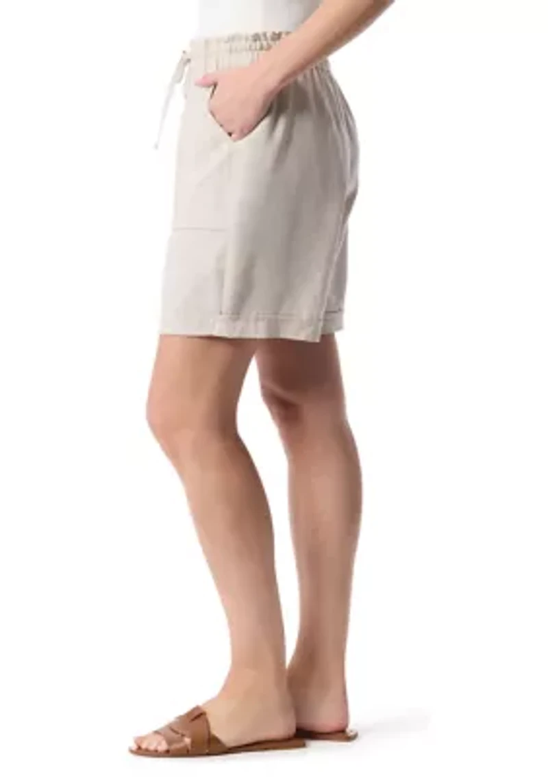 Petite Linen Shorts