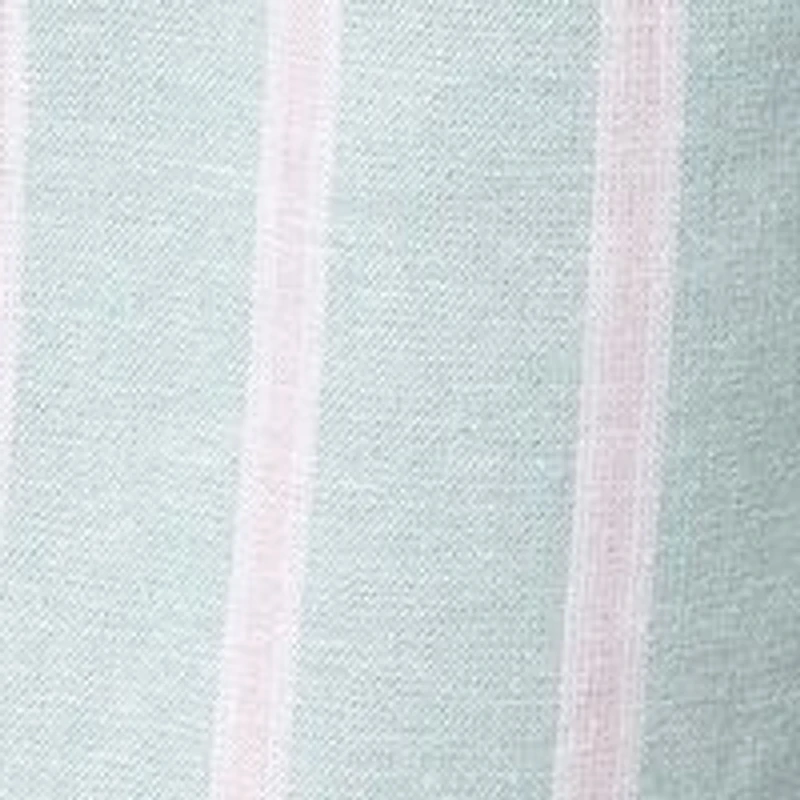 Plus Striped Linen Shorts