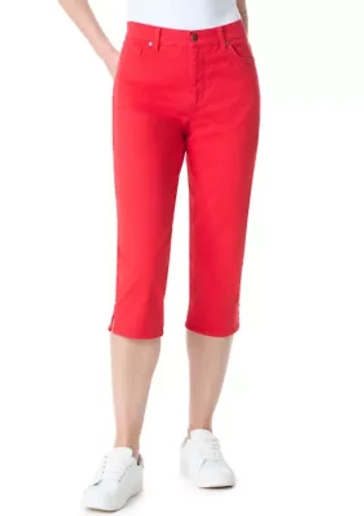 Women's Amanda Capri Pants with Slit