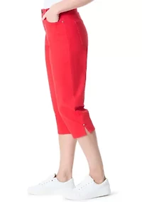 Women's Amanda Capri Pants with Slit