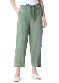 Women's Soft Fluid Straight Cropped Pants