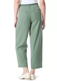 Women's Soft Fluid Straight Cropped Pants