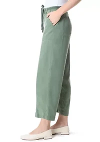 Women's Soft Fluid Straight Cropped Pants