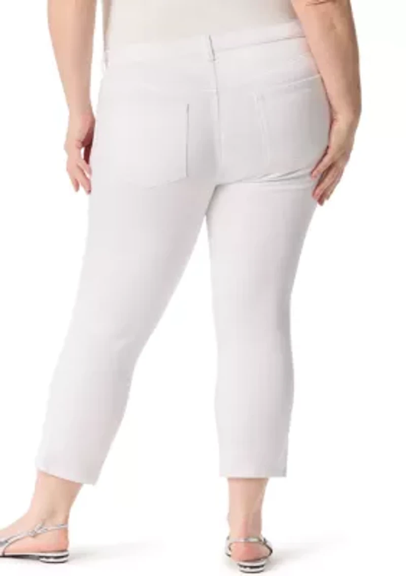 Plus Ankle Straight Knit Jeans