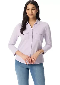 Petite Ashten Button Down Shirt
