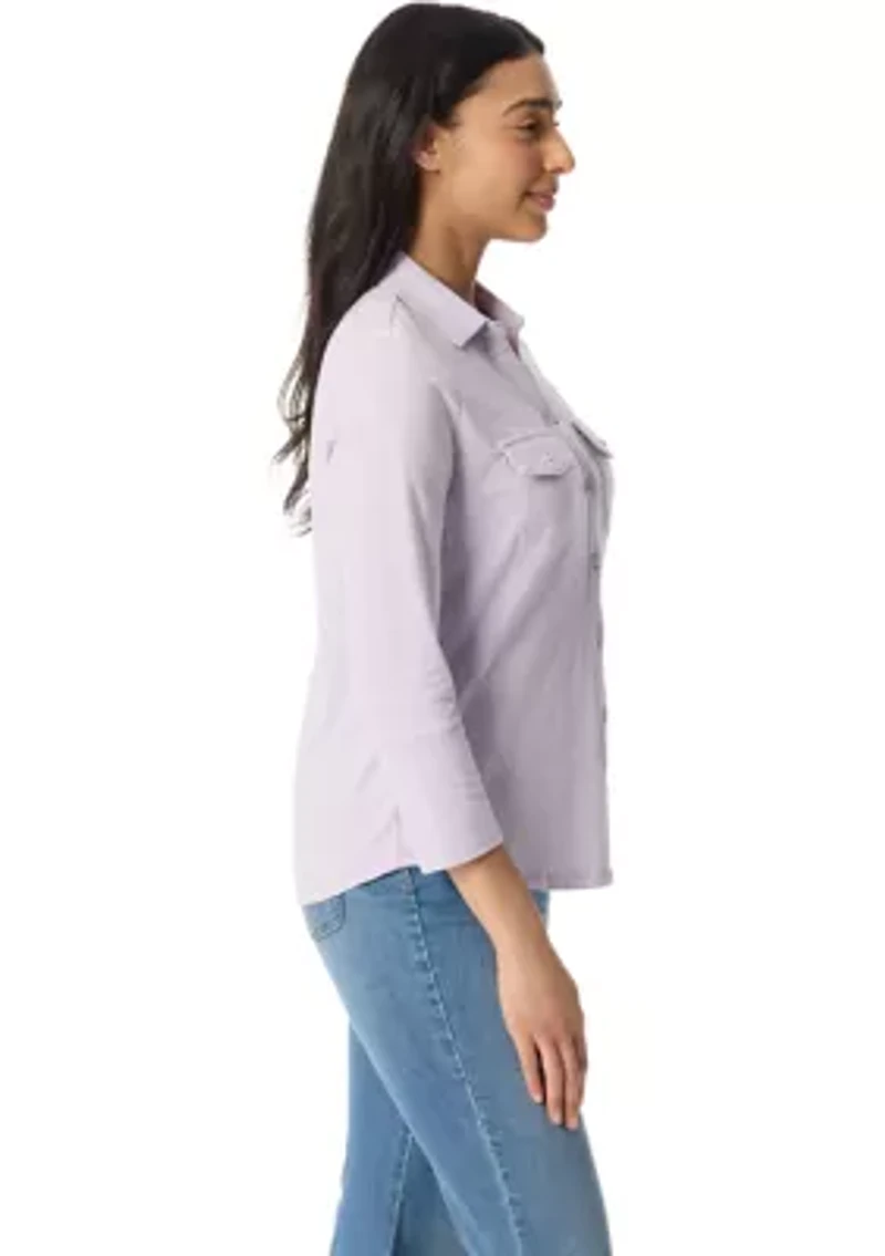 Petite Ashten Button Down Shirt