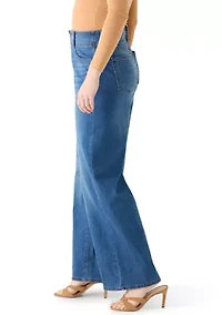 Women's Tummy Sculpt Wide Leg Jeans