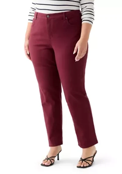 Plus Amanda Classic Color Jeans