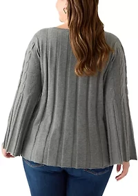 Plus Maren Release Cable Sweater