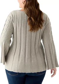 Plus Maren Release Cable Sweater