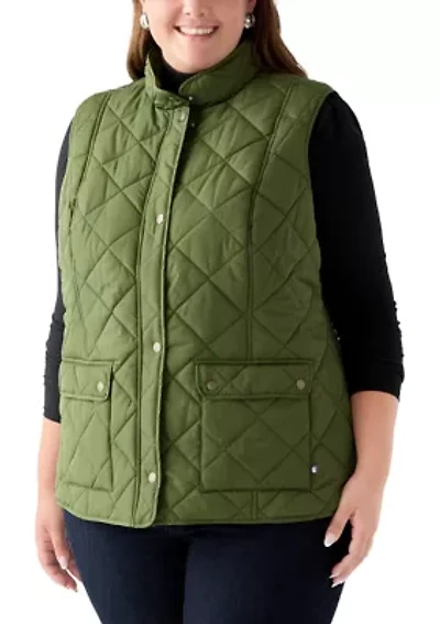 Plus Quilted Vest