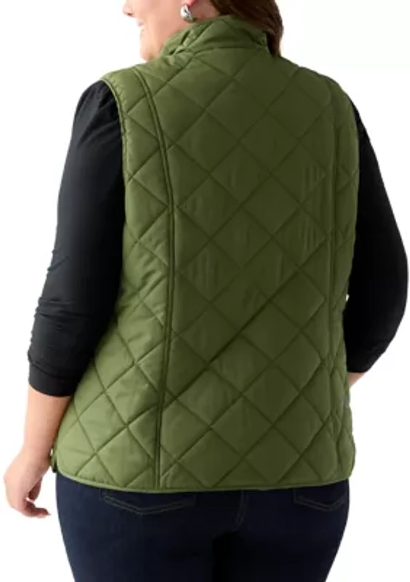 Plus Quilted Vest