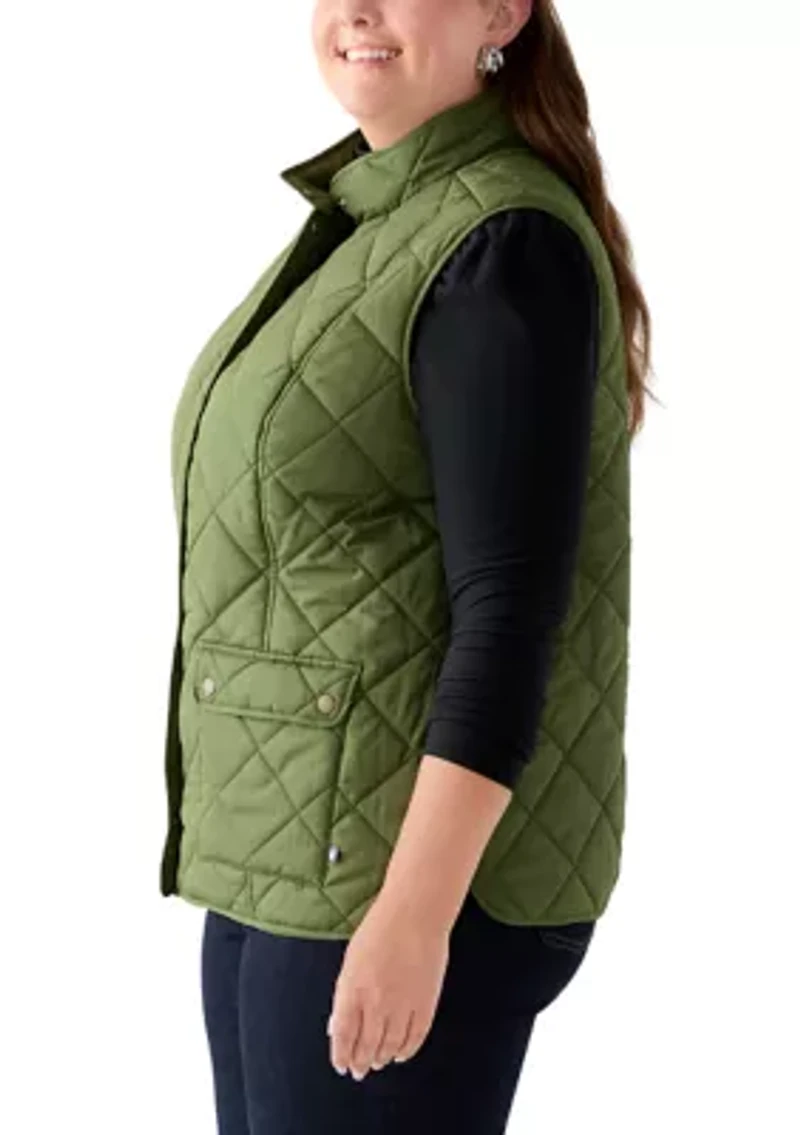 Plus Quilted Vest