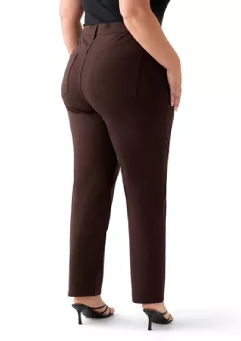 Plus Amanda Ponte Pants