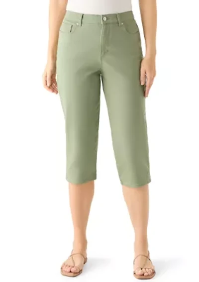 Women's Amanda Capri Pants with Hem Slits