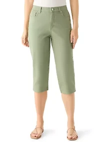 Women's Amanda Capri Pants with Hem Slits