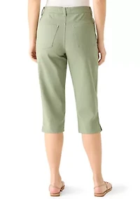 Women's Amanda Capri Pants with Hem Slits