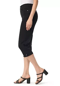 Women's Amanda Capri Pants with Hem Slits
