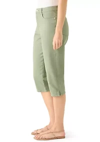 Women's Amanda Capri Pants with Hem Slits