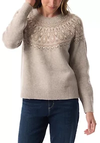 Petite Juna Fair Isle Sweater