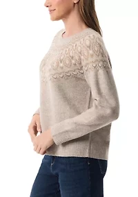 Petite Juna Fair Isle Sweater