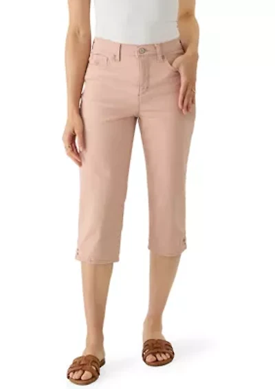 Petite Amanda Capris with Slit