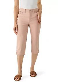 Petite Amanda Capris with Slit