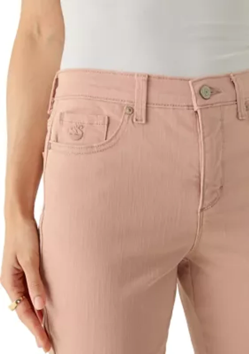 Petite Amanda Capris with Slit